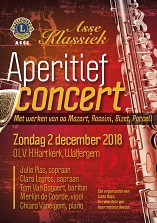 Brochure Aperitief Concert Lions Asse 2 december 2018 Onze-Lieve-Vrouw-van-het-Heilig-Hartkerk Walfergem