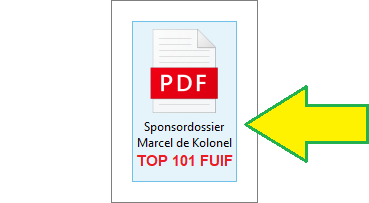 PDF - Sponsordossier - Marcel de Kolonel (5de editie) - TOP 101 FUIF 2023