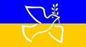 Oukraine peace flag