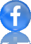 Button Facebook 3D transparant
